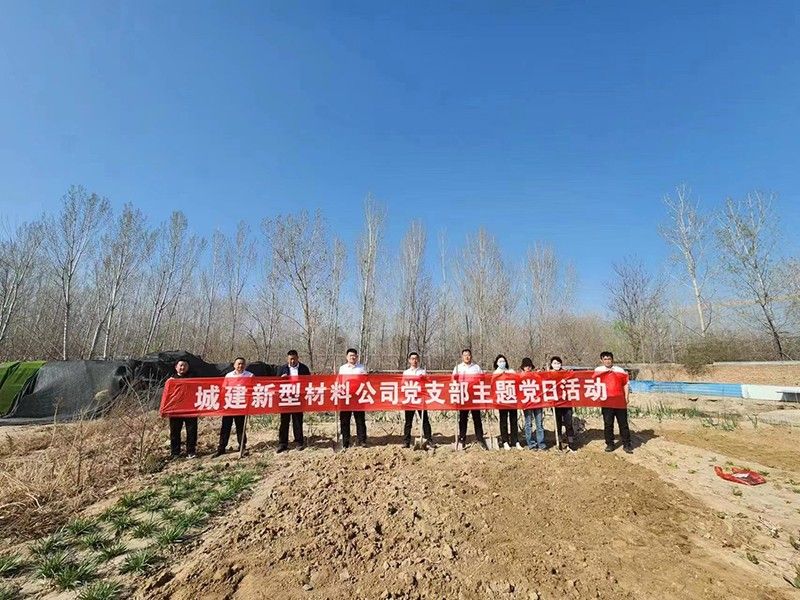 “春播添新綠，不負(fù)好春光”-城建新型材料公司黨支部開(kāi)展主體黨日活動(dòng)